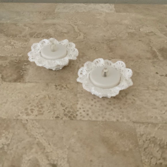 Tea light Holder, Hand Crafted (Set/2) - Picture 3 of 8